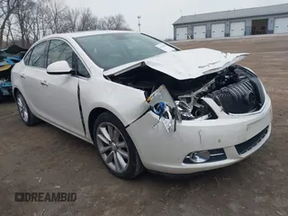 2013 Buick Verano Leather Group with VIN 1G4PS5SK0D4247792, listed as a IAAI auction lot 41561500 with 163,427 mi miles. Bid and sale history available at carsss.com. Image 1.