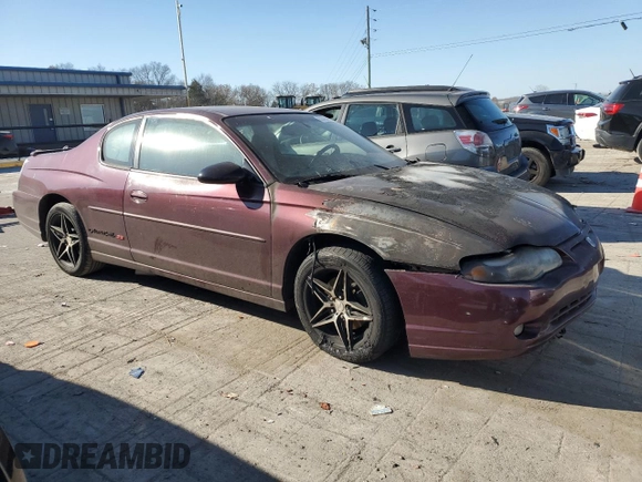 2003 Chevrolet Monte Carlo SS with VIN 2G1WX12K239155940, listed as a Copart auction lot 83784274 with Not Provided miles and Salvage Title. Bid and sale history available at carsss.com. Image 4.