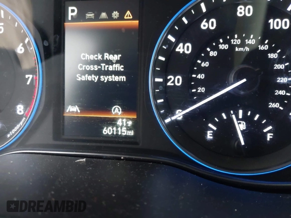 2022 Hyundai Kona SEL with VIN KM8K3CAB1NU762587, listed as a IAAI auction lot 38428363 with 60,115 mi miles and . Bid and sale history available at DreamBid. Image 16.