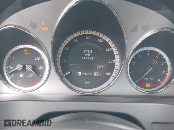 2011 Mercedes-Benz C-Class C 300 Sport with VIN WDDGF5EB5BR133393, listed as a IAAI auction lot 41712905 with 146,428 mi miles. Bid and sale history available at carsss.com. Image 7.