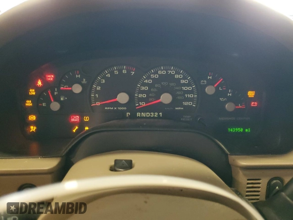 2005 Ford Explorer Eddie Bauer with VIN 1FMDU74E75UA91770, listed as a Copart auction lot 67545334 with 143,950 mi miles and Salvage title. Bid and sale history available at DreamBid. Image 9.