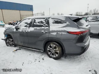 2023 Toyota Highlander Hybrid XLE with VIN 5TDKBRCH6PS583609, listed as a Copart auction lot 88965435 with 143,550 mi miles and Non Repairable. Bid and sale history available at carsss.com. Image 2.