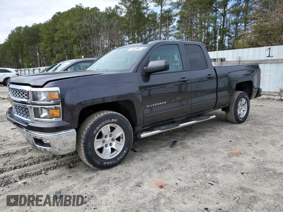 2015 Chevrolet Silverado 1500 LT with VIN 1GCRCREH6FZ168408, listed as a Copart auction lot 46620885 with 54,777 mi miles and Salvage Title. Bid and sale history available at carsss.com. Image 1.