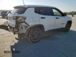 2017 Jeep Compass Sport с VIN 3C4NJCAB0HT661093, выставлен на аукционе Copart как лот 52302685 с пробегом 156 903 миль миль и Списание • Salvage title. История ставок и продаж доступна на DreamBid. Изображение 3.
