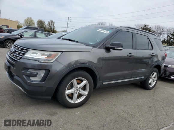2016 Ford Explorer XLT with VIN 1FM5K8D86GGC91485, listed as a Copart auction lot 53047495 with 167,519 mi miles and Clean Title. Bid and sale history available at DreamBid. Image 1.