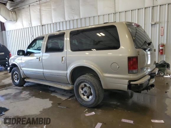 2005 Ford Excursion Limited with VIN 1FMNU43S55EC42397, listed as a Copart auction lot 57301215 with 182,860 mi miles and Non repairable. Bid and sale history available at DreamBid. Image 2.