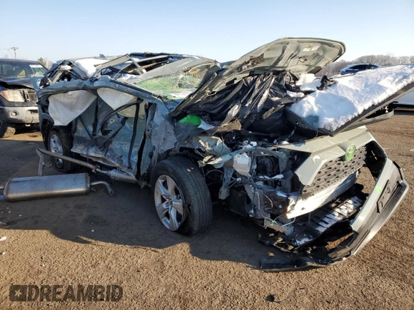 2019 Toyota RAV4 XLE with VIN JTMP1RFV5KD017214, listed as a Copart auction lot 88239775 with Not Provided miles and Salvage Title. Bid and sale history available at DreamBid. Image 4.