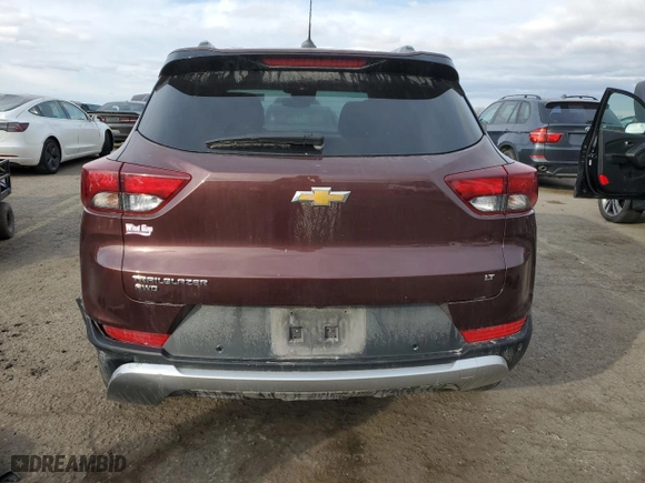 2022 Chevrolet TrailBlazer LT with VIN KL79MRSL0NB135771, listed as a Copart auction lot 45784035 with 41,468 mi miles and Salvage Title. Bid and sale history available at carsss.com. Image 6.