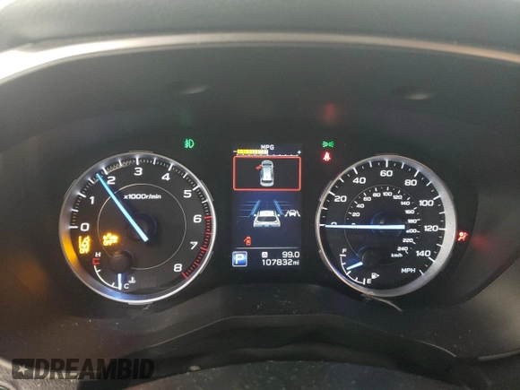 2019 Subaru Ascent Limited with VIN 4S4WMALD9K3471466, listed as a Copart auction lot 86702094 with 107,832 mi miles and Salvage title. Bid and sale history available at DreamBid. Image 9.