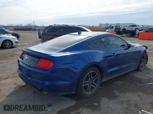 2022 Ford Mustang EcoBoost with VIN 1FA6P8TH4N5141207, listed as a IAAI auction lot 41683300 with 39,676 mi miles. Bid and sale history available at carsss.com. Image 4.