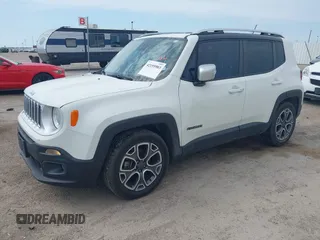 2017 Jeep Renegade Limited with VIN ZACCJADB6HPE93491, listed as a IAAI auction lot 42155903 with 149,115 mi miles and . Bid and sale history available at DreamBid. Image 17.