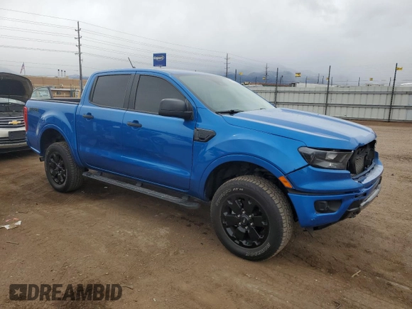 2023 Ford Ranger XL with VIN 1FTER4FH3PLE07822, listed as a Copart auction lot 51092095 with 25,714 mi miles and Salvage title. Bid and sale history available at DreamBid. Image 4.