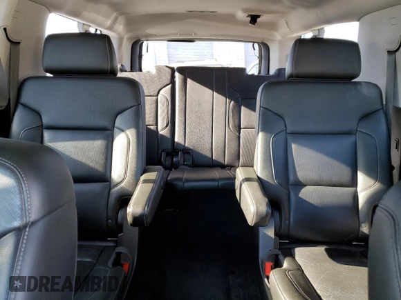 2019 Chevrolet Suburban Premier with VIN 1GNSKJKC7KR146871, listed as a Copart auction lot 43017234 with 96,965 mi miles and Salvage Title. Bid and sale history available at DreamBid. Image 10.