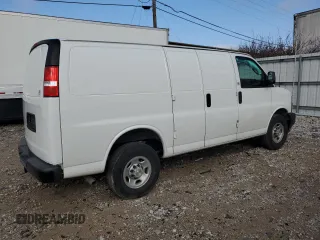 2023 Chevrolet Express Cargo z VIN 1GCWGAFP4P1260339, wystawiony jako Copart lot #41892865 z przebiegiem 7 185 mil mil oraz Nie do naprawy • Non repairable. Historia ofert i sprzedaży dostępna na DreamBid. Obrazek 3.