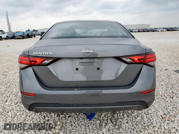 2024 Nissan Sentra S with VIN 3N1AB8BVXRY285091, listed as a Copart auction lot 57378785 with 17,943 mi miles and Salvage title. Bid and sale history available at DreamBid. Image 6.