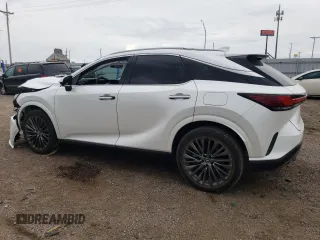 2023 Lexus RX with VIN 2T2BBMCAXPC018628, listed as a Copart auction lot 57756034 with 5,571 mi miles and Salvage Title. Bid and sale history available at carsss.com. Image 2.