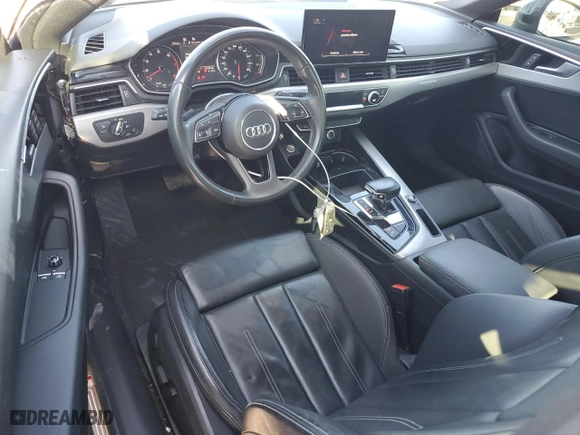 2020 Audi A5 Coupe Premium with VIN WAUSNAF54LA003630, listed as a Copart auction lot 42305755 with 63,507 mi miles and Salvage Title. Bid and sale history available at carsss.com. Image 8.