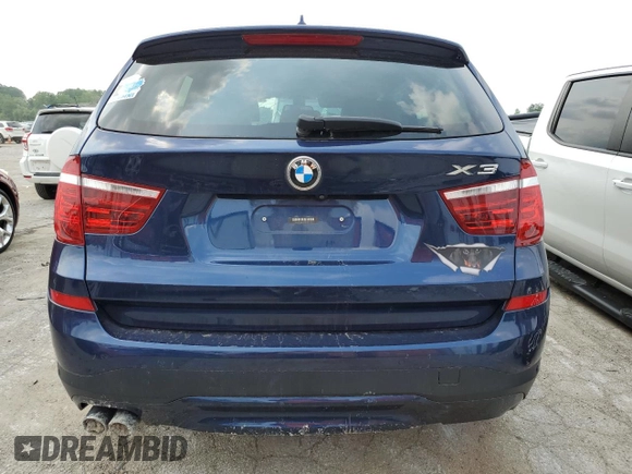 2017 BMW X3 xDrive28i with VIN 5UXWX9C59H0T14984, listed as a Copart auction lot 64771014 with 76,608 mi miles and Salvage Title. Bid and sale history available at DreamBid. Image 6.