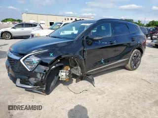 2025 Kia Sportage SX-Prestige with VIN 5XYK53DF9SG241952, listed as a Copart auction lot 59628715 with 13,068 mi miles and Salvage title. Bid and sale history available at DreamBid. Image 1.
