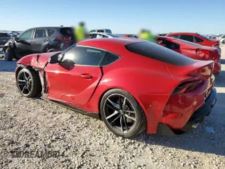 2022 Toyota GR Supra 3.0 with VIN WZ1DB0C09NW053020, listed as a Copart auction lot 81173134 with 0 mi miles and Salvage Title. Bid and sale history available at carsss.com. Image 2.