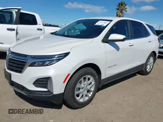 2022 Chevrolet Equinox LT with VIN 3GNAXKEV1NL303872, listed as a IAAI auction lot 41939671 with 39,729 mi miles and . Bid and sale history available at DreamBid. Image 2.