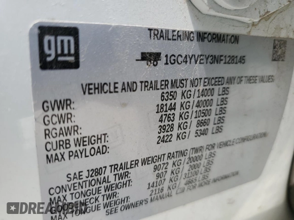 2022 Chevrolet Silverado 3500HD High Country with VIN 1GC4YVEY3NF128145, listed as a Copart auction lot 65826474 with 73,380 mi miles and Salvage Title. Bid and sale history available at carsss.com. Image 12.
