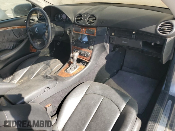 2006 Mercedes-Benz CLK 3.5L with VIN WDBTJ56J86F166827, listed as a Copart auction lot 54615655 with 104,870 mi miles and Clean Title. Bid and sale history available at carsss.com. Image 8.