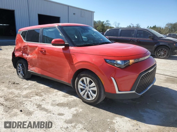 2023 Kia Soul S with VIN KNDJ23AU7P7212848, listed as a Copart auction lot 43771115 with 9,055 mi miles and Salvage Title. Bid and sale history available at carsss.com. Image 4.
