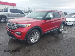 2022 Ford Explorer Limited with VIN 1FMSK8FH8NGB43898, listed as a IAAI auction lot 41934367 with 34,301 mi miles. Bid and sale history available at carsss.com. Image 2.