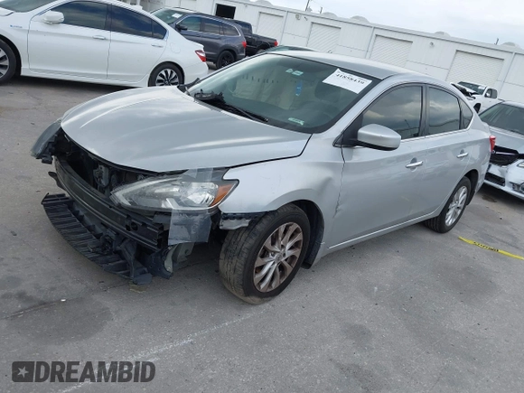 2019 Nissan Sentra SV with VIN 3N1AB7AP7KY230875, listed as a IAAI auction lot 41858439 with 73,035 mi miles and . Bid and sale history available at DreamBid. Image 2.