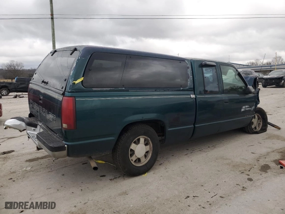 1997 Chevrolet C/K 1500 with VIN 1GCEC19W1VE157394, listed as a Copart auction lot 44196375 with 232,327 mi miles and Salvage Title. Bid and sale history available at carsss.com. Image 3.