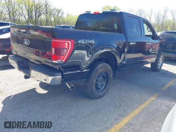 2024 Ford F-150 XLT with VIN 1FTFW3LD1RFA75938, listed as a IAAI auction lot 42011485 with 14,674 mi miles. Bid and sale history available at carsss.com. Image 4.