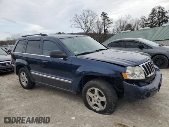 2005 Jeep Grand Cherokee Limited with VIN 1J4HR58NX5C529056, listed as a Copart auction lot 52637995 with 179,859 mi miles and Clean Title. Bid and sale history available at carsss.com. Image 4.