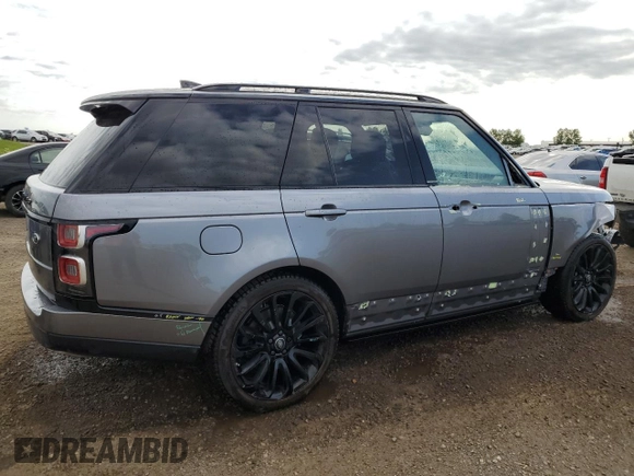 2022 Land Rover Range Rover Westminster z VIN SALGS2RU7NA469462, wystawiony jako Copart lot #62641334 z przebiegiem 26 033 mil mil oraz Szkoda całkowita • Salvage title. Historia ofert i sprzedaży dostępna na DreamBid. Obrazek 3.