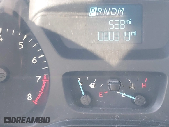 2018 Ford Transit with VIN 1FTBW2CM0JKA90595, listed as a IAAI auction lot 41638456 with 80,319 mi miles and . Bid and sale history available at DreamBid. Image 14.