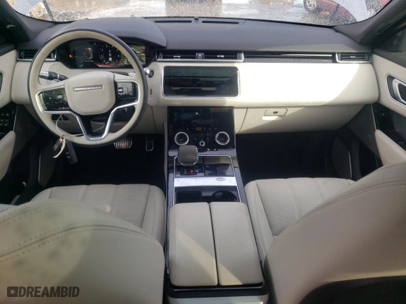 2021 Land Rover Range Rover Velar R-Dynamic S with VIN SALYT2EX1MA322943, listed as a Copart auction lot 75689444 with 43,643 mi miles and Salvage Title. Bid and sale history available at carsss.com. Image 8.