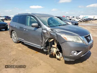 2015 Nissan Pathfinder SL with VIN 5N1AR2MN0FC630745, listed as a Copart auction lot 58517015 with 178,291 mi miles and Salvage title. Bid and sale history available at DreamBid. Image 4.