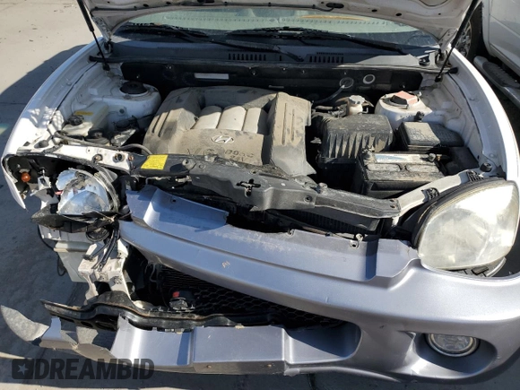2004 Hyundai Santa Fe GLS with VIN KM8SC13DX4U840575, listed as a Copart auction lot 48711555 with 130,096 mi miles and Salvage Title. Bid and sale history available at DreamBid. Image 12.