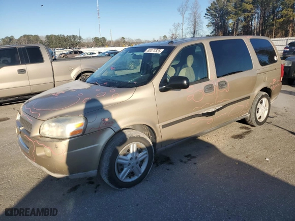 2005 Chevrolet Uplander with VIN 1GNDV03L05D248328, listed as a Copart auction lot 88277325 with NaN miles and Salvage Title. Bid and sale history available at carsss.com. Image 1.