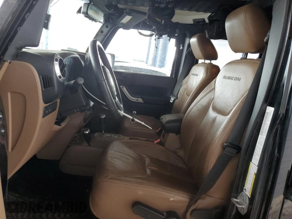 2013 Jeep Wrangler Unlimited Rubicon with VIN 1C4BJWFG5DL526884, listed as a Copart auction lot 47800225 with 112,207 mi miles and Salvage Title. Bid and sale history available at carsss.com. Image 7.