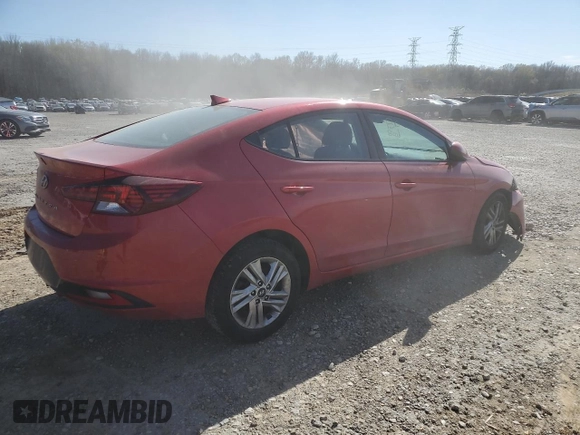 2020 Hyundai Elantra SEL with VIN 5NPD84LF9LH565999, listed as a Copart auction lot 50085685 with 89,242 mi miles and Salvage Title. Bid and sale history available at carsss.com. Image 3.
