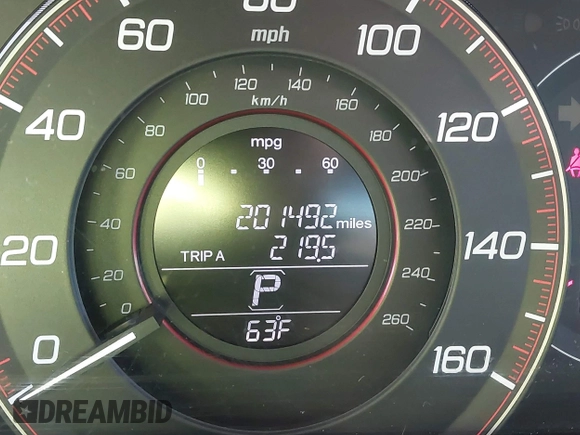 2013 Honda Accord Sport with VIN 1HGCR2F54DA099179, listed as a IAAI auction lot 42058836 with 201,492 mi miles and . Bid and sale history available at DreamBid. Image 7.