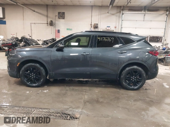 2021 Chevrolet Blazer LT with VIN 3GNKBJR43MS521587, listed as a IAAI auction lot 41176769 with 48,591 mi miles and . Bid and sale history available at DreamBid. Image 14.