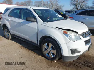 2014 Chevrolet Equinox LS with VIN 2GNALAEK6E6126607, listed as a IAAI auction lot 41992076 with 123,152 mi miles. Bid and sale history available at carsss.com. Image 1.