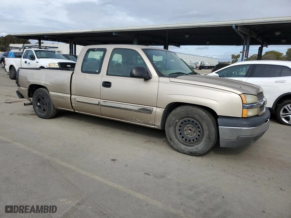 2004 Chevrolet Silverado 1500 LS with VIN 2GCEC19V941330635, listed as a Copart auction lot 46273255 with 0 mi miles and Salvage Title. Bid and sale history available at carsss.com. Image 4.