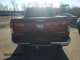 2019 Ram 1500 Big Horn/Lone Star with VIN 1C6SRFFT6KN738398, listed as a Copart auction lot 82381664 with 89,937 mi miles and Salvage Title. Bid and sale history available at carsss.com. Image 6.