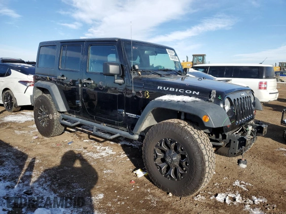 2012 Jeep Wrangler Unlimited Rubicon with VIN 1C4HJWFG2CL260944, listed as a Copart auction lot 43463685 with 151,979 mi miles and Salvage title. Bid and sale history available at DreamBid. Image 4.