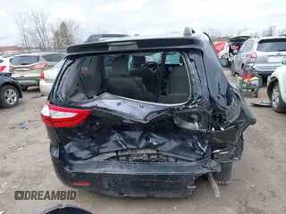 2016 Toyota Sienna XLE with VIN 5TDYK3DC8GS718289, listed as a IAAI auction lot 41774375 with 154,067 mi miles. Bid and sale history available at carsss.com. Image 17.