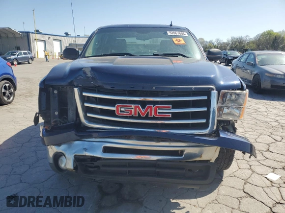 2012 GMC Sierra 1500 SLE with VIN 3GTP2VE71CG171223, listed as a Copart auction lot 52067805 with 157,329 mi miles and Salvage Title. Bid and sale history available at DreamBid. Image 5.