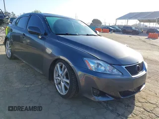 2007 Lexus IS 250 z VIN JTHBK262275046061, wystawiony jako IAAI lot #42278442 z przebiegiem 205 529 mil mil oraz . Historia ofert i sprzedaży dostępna na DreamBid. Obrazek 1.